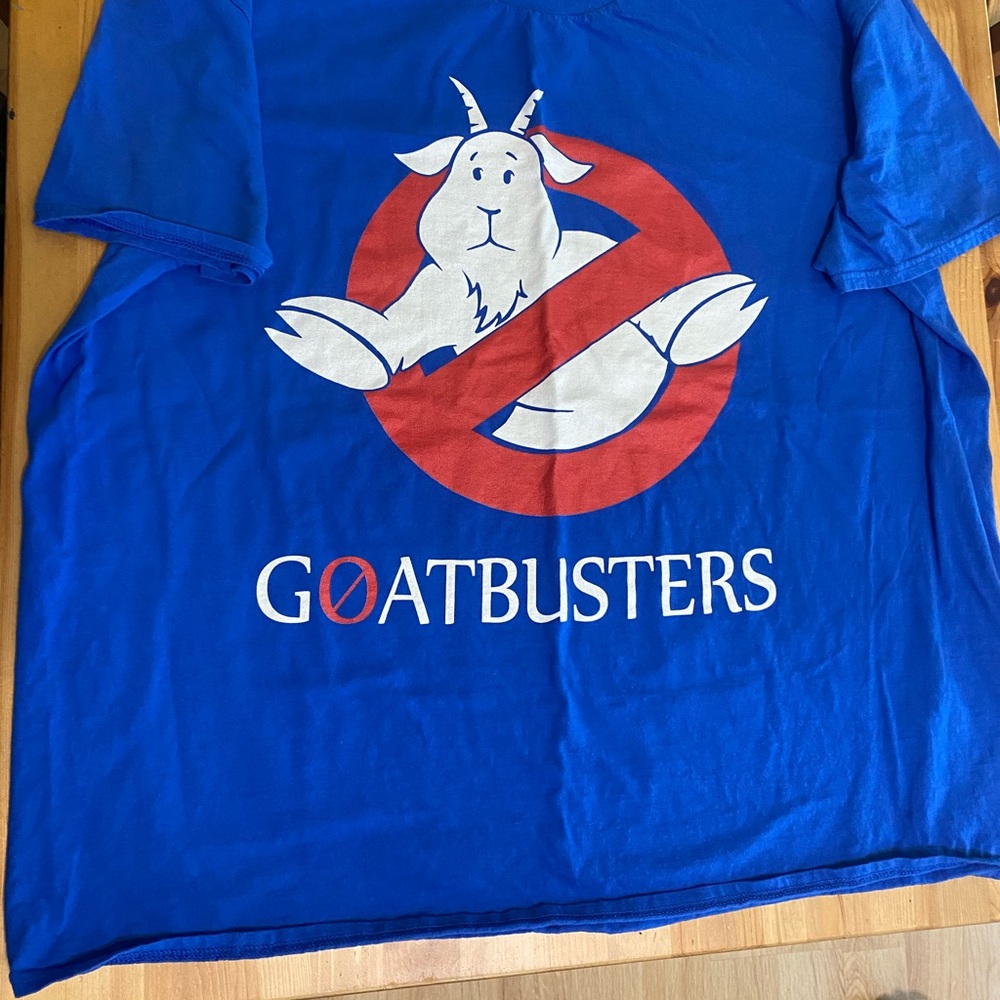 Chicago Cubs World Series GoatBusters tshirt XL